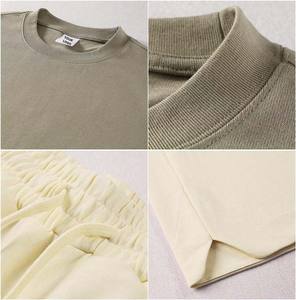 Camiseta personalizada con sublimación, conjunto de pantalones cortos para hombre, secado rápido, 100% algodón, estampado personalizado, conjuntos de pantalones cortos, camiseta de verano, pantalones cortos, dos piezas, OEM - Product Image 2