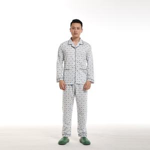 100% coton robes de patient rayures lavables hôpital patient uniforme hommes patient costumes confortable bonne qualité - Product Image 2