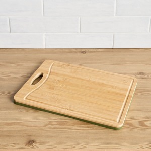 Tabla de cortar de madera de moda con textura de madera natural y artesanía de alta calidad para mejorar la experiencia de la cocina - Product Image 3