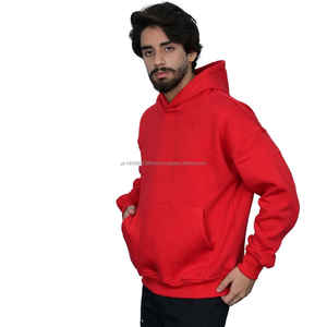Sudadera con Capucha de Felpa Técnica Rojo Oscuro Esencial para Hombre, Sin Aranceles, Mezcla de Algodón Premium, Cómoda y Personalizable - Product Image 6