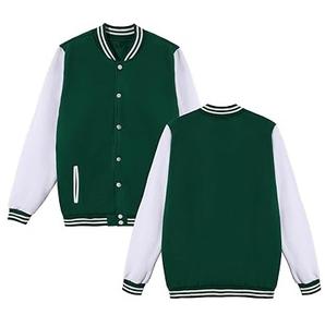 Custom Men Wool Warm Varsity Jackets Wholesale Baseball Varsity Men Custom Satin Letterman OEM Services Jacket Breathable - Product Image 3