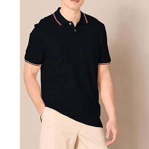 Tela de Punto 100% Algodón Sólida Antiarrugas, Camiseta Personalizada de Manga Corta para Hombre - Product Image 5