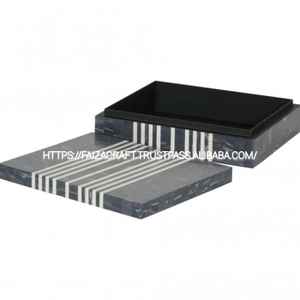 Caja de almacenamiento decorativa con incrustaciones de resina elegante, joyero de recuerdo multiusos a precio razonable - Product Image 2