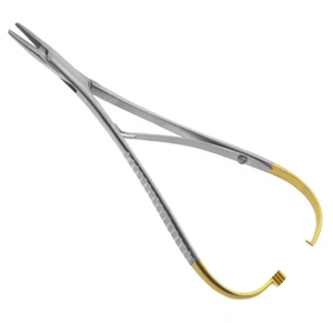 Porte-aiguille TC en acier inoxydable avec porte-aiguille en ciseaux - Product Image 1