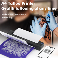 Imprimante de tatouages temporaires Bluetooth pour ordinateur portable, téléphone, impression Android, iOS, Windows, Mac, vente en gros, fournisseur direct