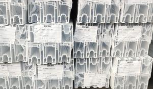 Gkbm thân thiện với môi chì miễn phí 88 đôi/Ba kính trắng trượt <span class=keywords><strong>uPVC</strong></span> cửa sổ/hồ sơ cửa - Product Image 5