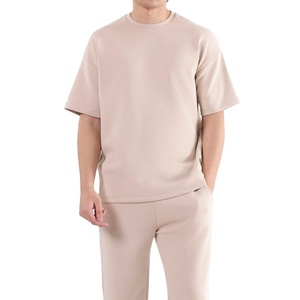 เสื้อผ้าไซส์ใหญ่ขายส่งราคาถูก เสื้อยืดทรงยาวหลวมโอเวอร์ไซส์ แขนสั้น ผ้าคอตตอนเจอร์ซีย์ 300 กรัม หนานุ่ม - Product Image 4