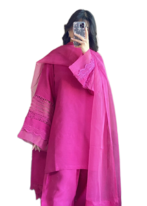 Élégant et unique Shalwar Kameez long pour filles |   Robe pakistanaise formelle |   Tenue élégante pour les fêtes et les mariages - Product Image 3