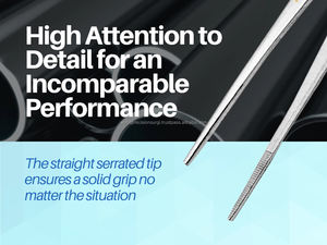 WORLD PRECISION SURGICAL Pinces chirurgicales droites pour pouce 180 mm, ensemble d'instruments manuels certifiés CE ISO13485, Chirurgie générale - Product Image 4