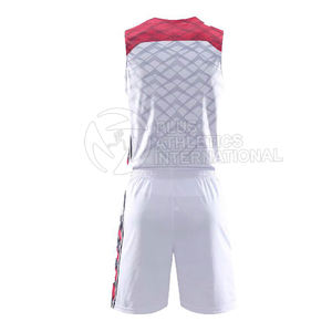 Uniforme de basket-ball tissu à séchage rapide impression de numéro de nom personnalisé pour une utilisation en équipe uniforme de basket-ball de haute qualité - Product Image 2