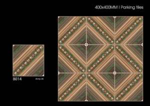 Dalles de parking extérieures haute résistance 40x40cm 400x400mm en céramique mate pour allées et espaces ouverts - Product Image 5