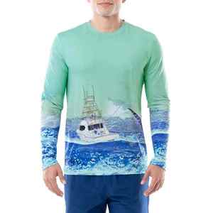 Camisetas largas transpirables de alta calidad con estilo Rash Guard para protección solar durante actividades al aire libre Diseño duradero - Product Image 1