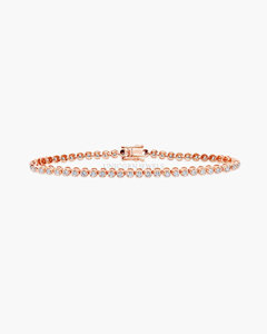 Pulsera de Diamantes Cultivados en Laboratorio con Certificación IGI, Corte Brillante Redondo, Oro Amarillo, Rosa o Blanco de 10K, 14K o 18K, Joyería de Lujo para Mujer - Product Image 3