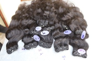 100% Temple vendeur de cheveux indiens Temple cheveux indiens bruts non traités vierges bruts - Product Image 3