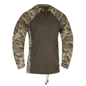 Chemise d'été légère à manches raglan avec tissu respirant et coupe extensible "SERPENS" - CAMO - Product Image 1