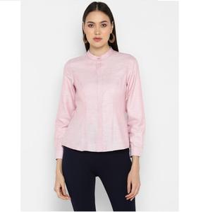 Blusa de ropa de invierno de moda informal de alta calidad para damas, camisas de vestir de diseño OEM con tarifa al por mayor, camisas formales de negocios para mujeres - Product Image 2