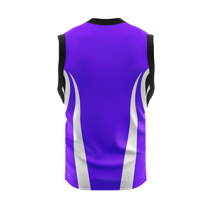 Camiseta de baloncesto de poliéster 100% con logotipo personalizado al por mayor para hombres, técnica transpirable e impresa para deportes escolares al aire libre - Product Image 3