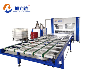 Aplicador de flujo de pegamento de poliuretano de madera laminada cruzada CLT con aislamiento sándwich de cemento Eps ligero de búsqueda de bordes automático - Product Image 1