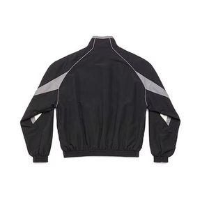 Survêtement personnalisé pour hommes, tenues coupe-vent en nylon, ensemble veste de sport, survêtement de jogging à demi fermeture éclair pour hommes - Product Image 4