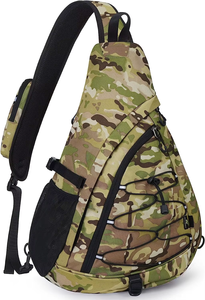 Manufacturer Custom Waterproof Sling Bag Crossbody Sling <b>Backpack</b> Casual Shoulder Bag for Hiking Daypack Outdoor Travel - Product Image 4