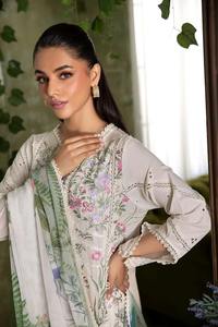 Indian Pakistani Ladies Party Wear Lawn Salwar Kameez Venta al por mayor Punjabi Patiala Suit Solid Diamond Ropa étnica de mujer - Product Image 6