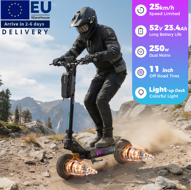 EU US UK Stock OOTD T10 Pro Fast Electric Scooters Folding Off Road E Scooter Trotinette Electrique Skateboard Electrico Adult