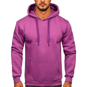 Sweat-shirts à capuche pour hommes, style tendance, logo personnalisé, 300 g/m², haute qualité, teinture unie, nouveau design, sweat-shirts pour hommes en vente - Product Image 3