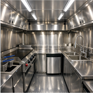 Camion de restauration mobile, chariot alimentaire, fourgon de traiteur entièrement équipé, concession de restauration rapide de rue à vendre aux États-Unis et en Europe - Product Image 6