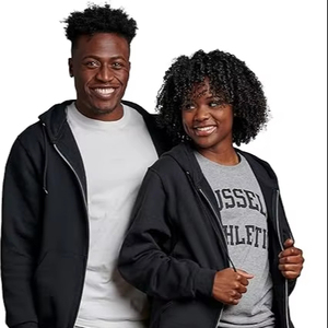 Sudaderas Casuales de Invierno para Hombre, Color Sólido, 100% Algodón, Felpa, Corte Regular, Secado Rápido y Transpirable, Ecológicas, con Bolsillo, Alta Calidad - Product Image 1