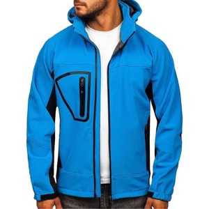 New Design Men's Stylish Winter Windbreaker Jacket Full Sleeve Lightweight Breathable <b>Fabric</b> Hooded Collar Customized OEM - Product Image 2