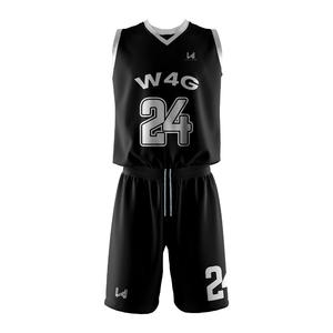 Conjunto de Pantalones Cortos de Baloncesto Personalizados para Hombre, 100% Poliéster, Transpirables, con Diseño Impreso Personalizado, Logotipo Frontal, Absorbe la Humedad - Product Image 1