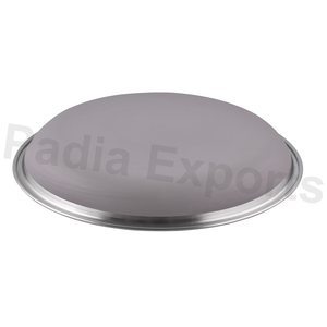 Assiette de camping ronde de luxe écologique en acier inoxydable avec technique d'émail coloré - Product Image 2