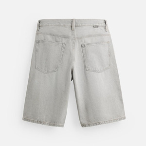 Fabricante personalizado Hombres Cremallera Fly Loose Fit 100% Algodón Heavyweight Denim Half Pants Baggy Jeans Jorts Skate Shorts para hombres - Product Image 6