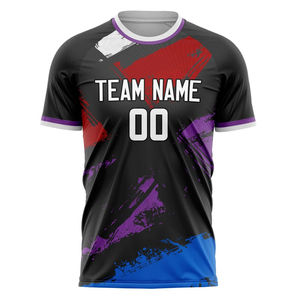 Maillot de football pour hommes de qualité supérieure, tissu 100% polyester, chemise pour vêtements de sport avec impression personnalisée du nom de l'équipe et de la couleur, football - Product Image 1