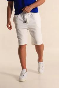 <b>Men's</b> Stylish Black Mid-rise <b>Shorts</b> <b>with</b> <b>Zip</b> Fly Button Closure Four <b>Pockets</b> Waistband <b>with</b> Belt Solid Pattern Regular Fit - Product Image 5