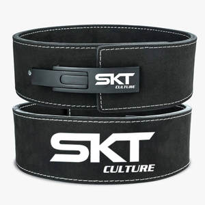 Cinturón de Levantamiento de Pesas de Cuero Personalizado con Logotipo, Cinturón de Entrenamiento de Cuero Resistente, Hebilla de Palanca para Levantamiento de Pesas, Envío Directo - Product Image 1