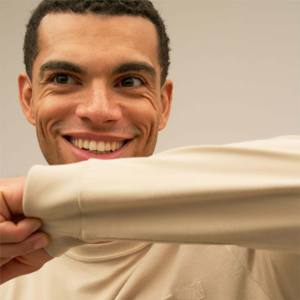 Camisa de manga larga de algodón orgánico térmico para hombre-Suave, aislante, ideal para capas de clima frío - Product Image 6