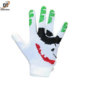 Gants de football américain de haute qualité au design personnalisé, cuir confortable, néoprène spandex avec logo imprimé, vente en gros - Product Image 6