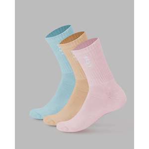 Calcetines Deportivos Casuales Signal Crew, Paquete de 3, Diseño con Logotipo Tejido - Product Image 1