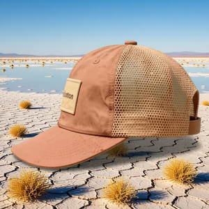 Gorra Trucker Ajustada INJVA Personalizada con Bordado 3D y Aplique de Animal, Gorra de Conductor para Exteriores en Tela de Malla/Velour - Product Image 4