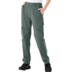 Pantalon de sport d'été pour homme, respirant, séchage rapide, imperméable, avec doublure en coton, multi-poches, devant plat, style urbain - Product Image 1
