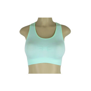 Soutien-gorge de sport sexy pour femmes, décolleté plongeant, push-up, soutien-gorge de fitness avec rembourrage et tissu extensible respirant pour les entraînements - Product Image 5