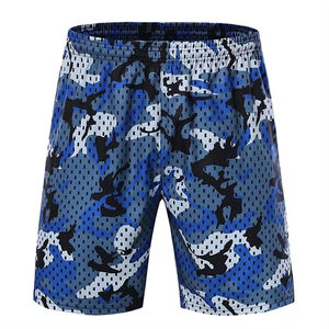 Streetwear vintage Shorts Hommes Respirant Tackle Broderie Rétro Femmes Plain Double Mesh Custom Basketball Shorts - Product Image 3