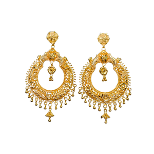 Super Quality <b>Earrings</b> Set with Traditional Designed 22CT Gold Plated Jhumka Style <b>Earrings</b> Jewelry for Women Wear by Exporters - Product Image 2