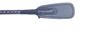 Fouet en cuir tressé avec poignée en cuir, 27 pouces, modèle d'entraînement pour chevaux Lass-7505 - Product Image 2