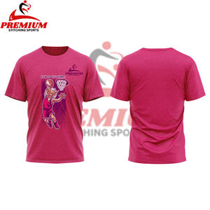 Ropa personalizada 200 GSM peso pesado gota hombro camisetas 100% algodón corto de gran tamaño de punto camisas en blanco OEM precio al por mayor - Product Image 4