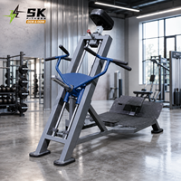 Machine à Rameuse T-Bar SK Factory Direct pour Entraînement Bras et Dos, Poids en Acier de 160 kg, Équipement de Musculation Commercial Réglable