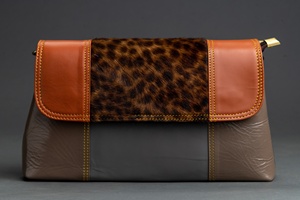 LW Sacs à bandoulière de luxe pour femmes les mieux notés fabriqués à la main en cuir véritable motif géométrique pompon décoration mode moderne automne - Product Image 4