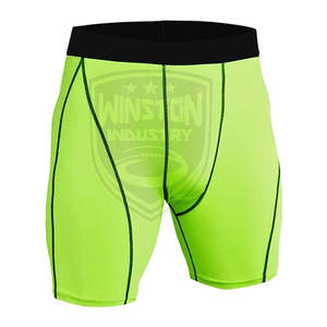 กางเกงขาสั้นรัดกล้ามเนื้อสำหรับผู้ชาย, ใหม่2024กางเกงรัดเอวยางยืดสไตล์สตรีทสำหรับฟิตเนสและการวิ่ง - Product Image 2