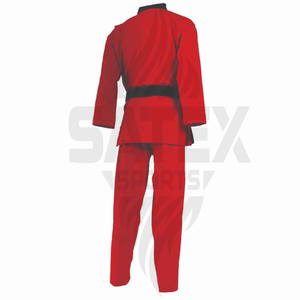 ชุดยูนิฟอร์มเทควันโดผ้าฝ้ายสำหรับมืออาชีพ แบบยูนิเซ็กซ์ ทนทานต่อการฉีกขาด แห้งเร็ว ระบายอากาศได้ดี พร้อมบริการปักลายตามสั่ง - Product Image 2